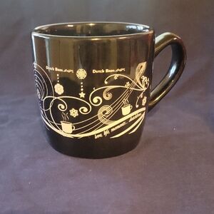 Dutch Bros Black Mug with White Design. Never Seen This Style Before This.